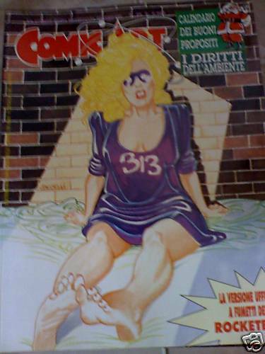 Comic Art n°86 1991 Copertina di Saudelli Guido Crepax