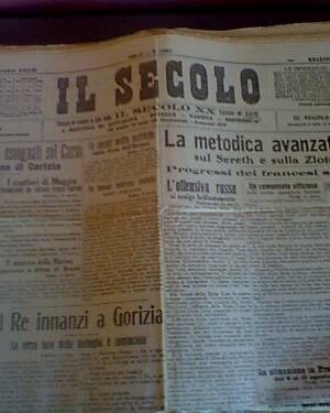 Il Secolo 16/8/1916 Espugnati sul Carso e a Gorizia