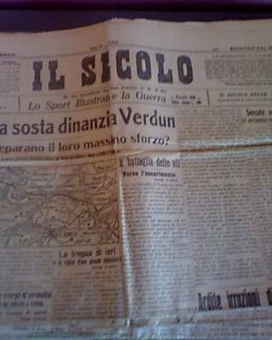 Il Secolo 14/3/1916 Continua sosta presso Verdun