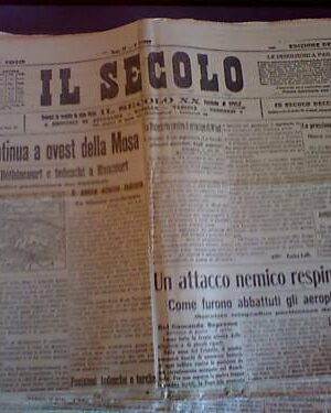 Il Secolo 9/4/1916 Francia Germania Bethincourt Haucou