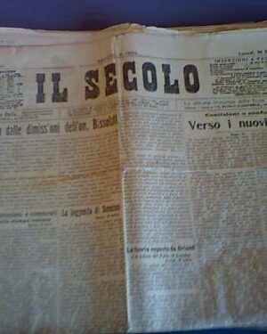 Il Secolo 30/12/1918 Unione Socialisti Italiani Bissola