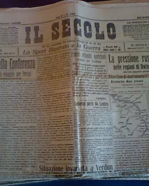 Il Secolo 26/3/1916 Alla vigilia Conferenza di Parigi