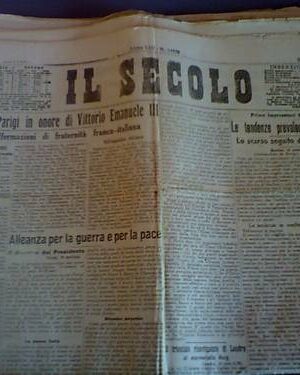Il Secolo 21/12/1918 Festa Parigi Vittorio Emanuele III