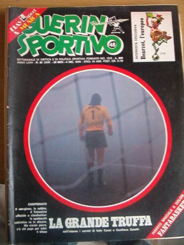 Guerin Sportivo 48 1979 Film Campionato foto Bettega