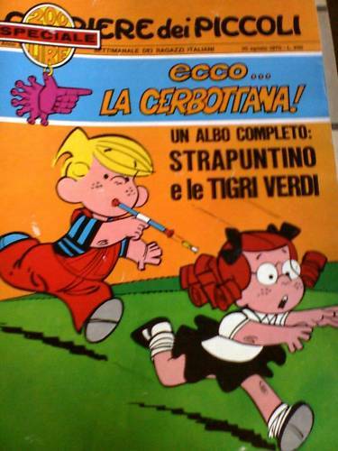 Corriere dei Piccoli 35 1970 con Albo in allegato Strap