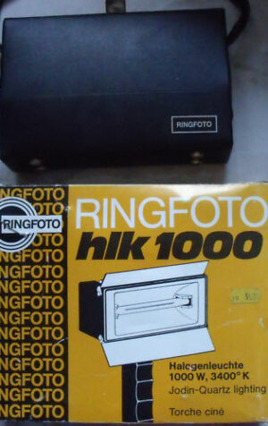Cinepresa Ringfoto con cartuccia super 8 + Lampada