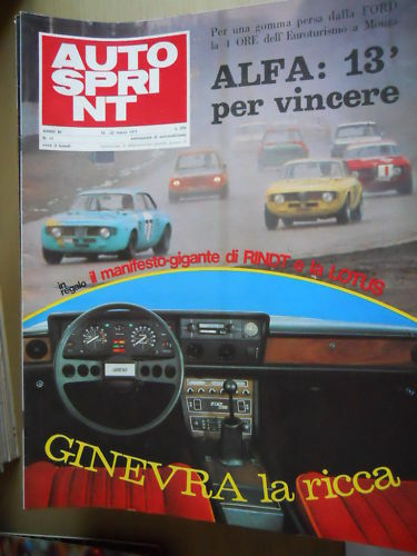 Autosprint 16 1971 Stewart ICKX OLIVER