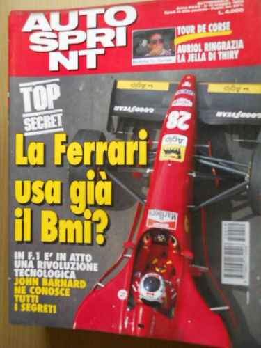 Autosprint 19 1995 Auriol - Top Secret Ferrari