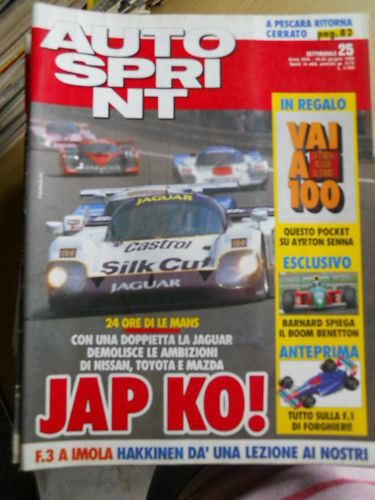 Autosprint 25 1990 con inserto su Ayrton Senna
