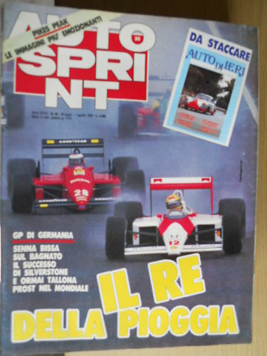 Autosprint 30 1988 con inserto AUTO DI IERI