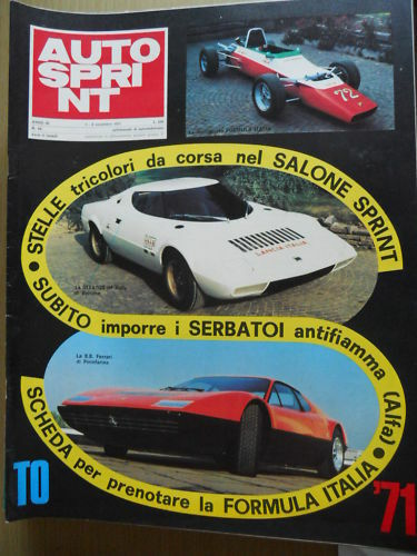 Autosprint 45 1971 Stewart McLaren 72 - Joseph SIFFERT
