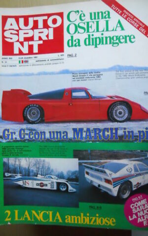 Autosprint 51 1981 Lancia Spider Gr.6