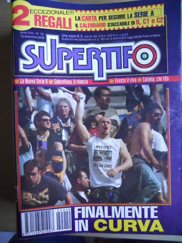 Supertifo 19 2002 Ultras Salernitana Pescara Catania