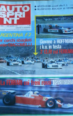 Autosprint 46 1978 poster Siegfried STOHR  - Ferrari