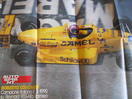 Poster Roberto Colciago Reynard Alfa Romeo 1990 - 64