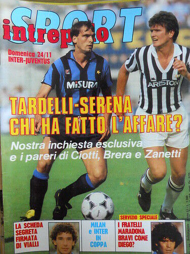 Intrepido 48 1985 Maradona Tardelli Serena Vialli