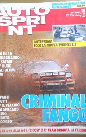 Autosprint 16 1990 Rally il vecchio Waldegaard vince