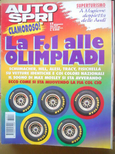 Autosprint 17 1996 Suoerturismo a MAggione doppia AUDI