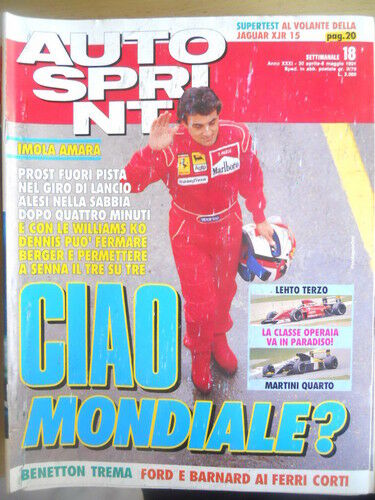 Autosprint 18 1991 Imola amara per la Ferrari