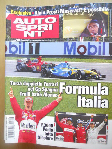 Autosprint 19 2004 Alain Prost Maserati E' possibile
