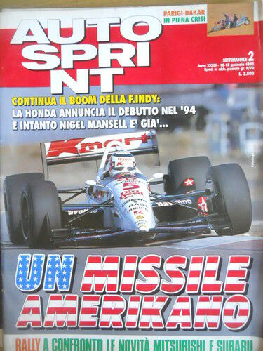 Autosprint 2 1993 Parigi Dakar in piena crisi