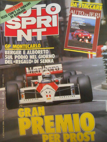 Autosprint 20 1988 con inserto Auto di Ieri - Alboreto