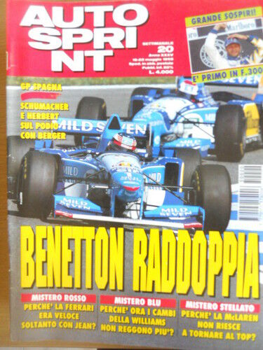 Autosprint 20 1995 Gp Spagna Schumacher e Herbert
