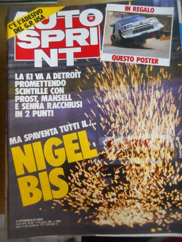 Autosprint 25 1986 Senna pronto per passare a Ferrari
