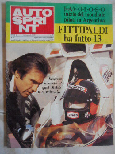 Autosprint 3 1975 Matra Simca Gitanes - mondiale