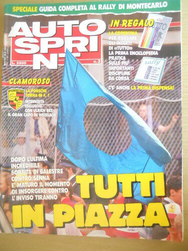 Autosprint 3 1990 con inserto enciclopedia RALLY
