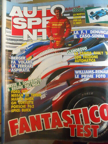 Autosprint 41 1988 Dopo Gp Portugal espolde caso Senna