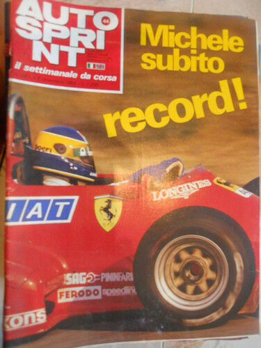 Autosprint 44 1983 Alboreto Ferrari subito record