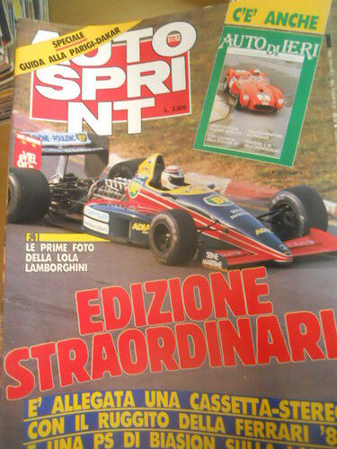 Autosprint 51/52 1988 con inserto Auto di Ieri - Lola L
