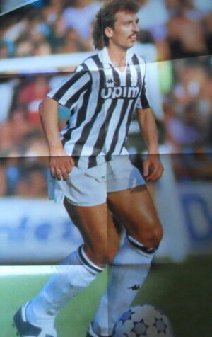 Poster Sergej Aleinikov Juventus 65x88 cm