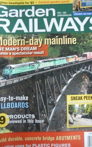 Garden Railways 4 2006 One man's dream