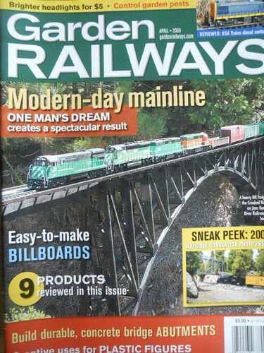 Garden Railways 4 2006 One man's dream