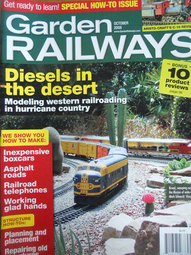 Garden Railways 8 2008 - Spectacular mountain railroadi