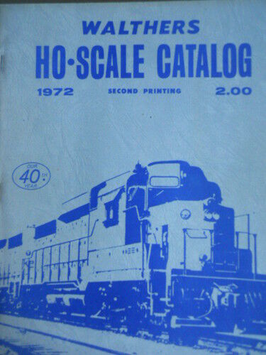 Catalogo Catalog 1972 Walthers in HO scale