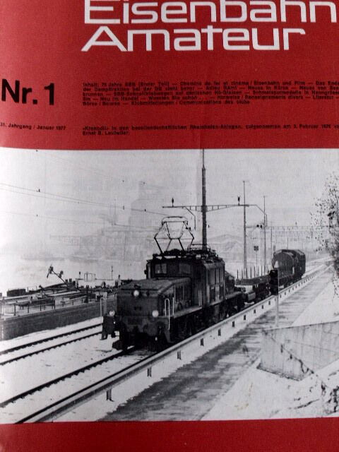 Eisenbahn Amateur 1 1977
