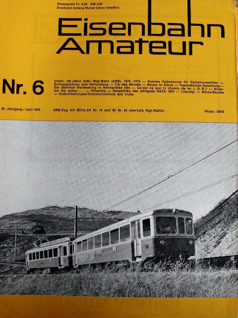 Eisenbahn Amateur 6 1975
