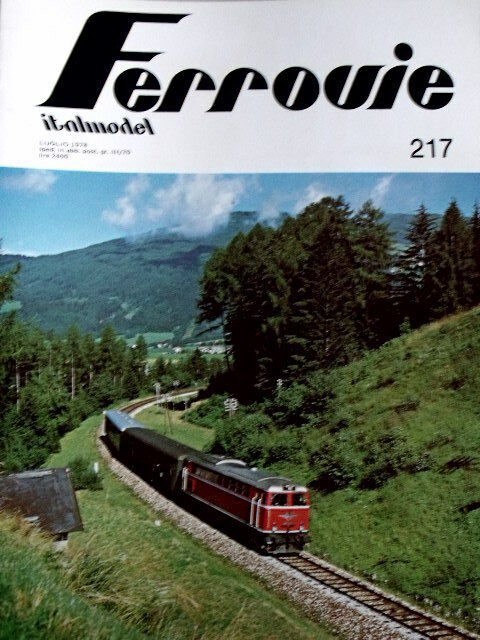 Italmodel Ferrovie 217 1978 locomotiva 741 Rivarossi - plastico Valcamonica