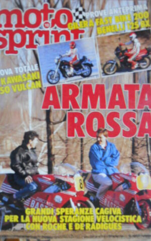 Motosprint 10 1987 Test Kawasaki VN 750 Vulcan - Gilera Fast bike 200