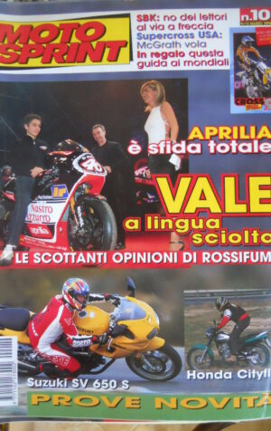 Motosprint 10 1999 Valentino Rossi  - Test Suzuki SV 650 S