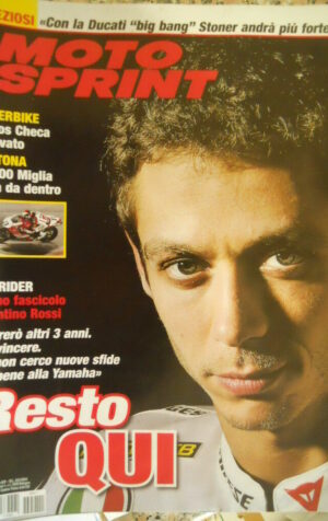 Motosprint 11 2010 Speciale TOP RIDER Valentino Rossi in 16 pagine da colleziona