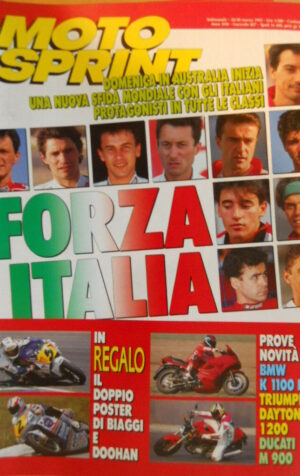 Motosprint 12 1993 Test BMW K 1100 RS - Triumph Daytona - Ducati M 900