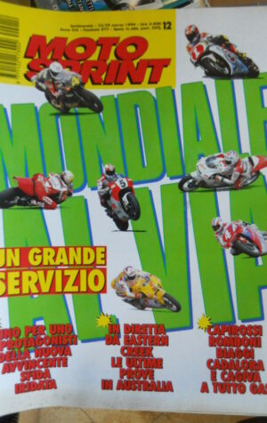 Motosprint 12 1994 Capirossi Romboni Biaggi  Cadalora Cagiva a tutto gas