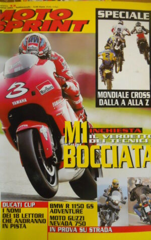 Motosprint 12 2002 Yamaha M1 bocciata dai tecnici - Test BMW R 1150 GS