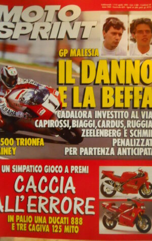 Motosprint 14 1993 In Gp trionfa Rainey - Gp Malesia - Test Honda XLV 650