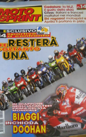 Motosprint 14 1999 Max Biaggi inchioda Doohan - SBK Ducati capoclasse
