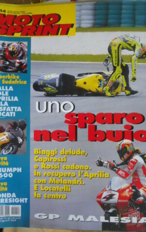 Motosprint 14 2000 Test novità triumph TT 600 - Honda Foresight - Gp Malesia